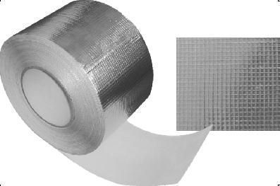 V1 Trade - Ruban Adhesif Aluminium Haute Temperature - Ruban Isolant  Thermique - Bande Adhesive – 1 Rolle (48 mm x 25m)